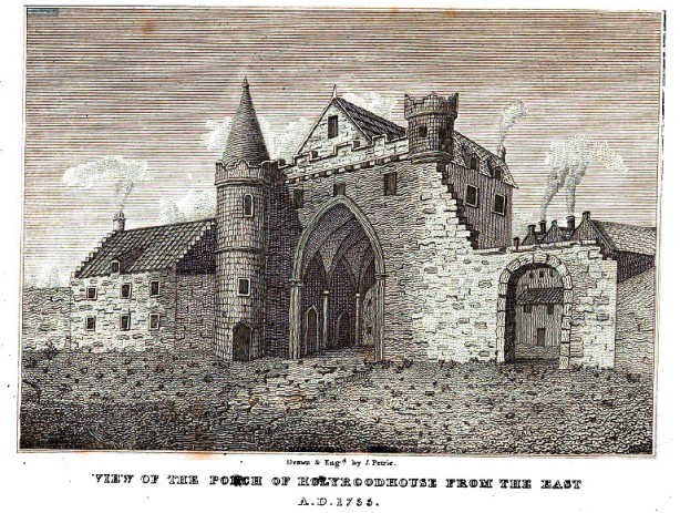 Holyrood a mediados del s. XVIII